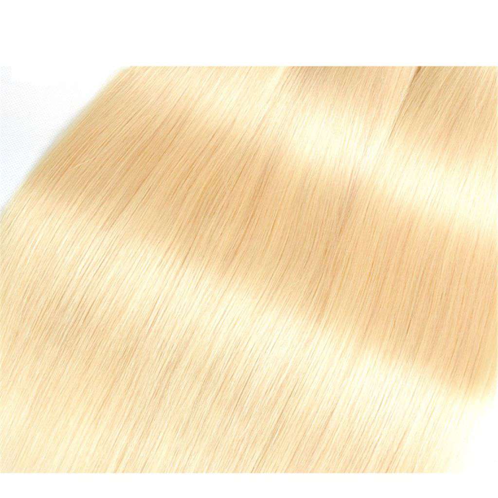 Honey Blonde 3 Bundles Straight Brazilian Human Hair Bundles - Image 3