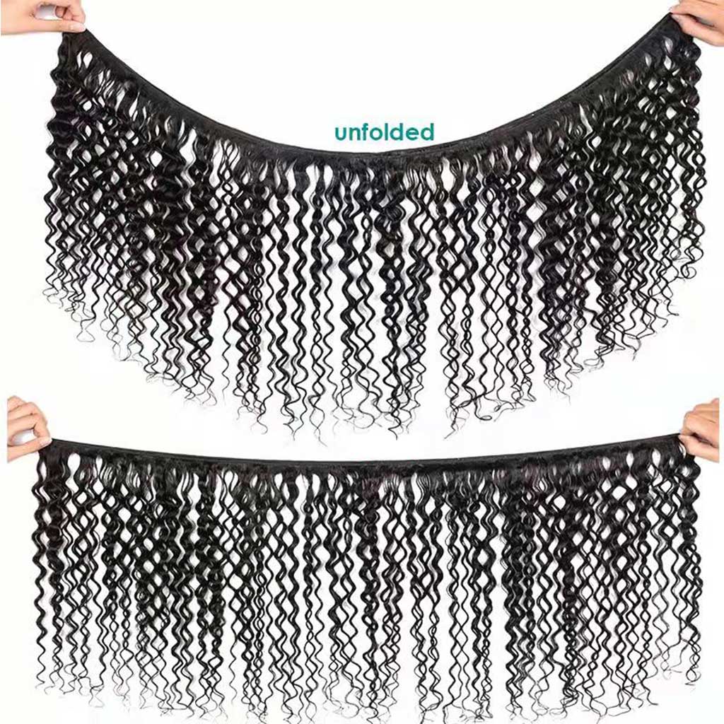 Water Wave 3 Bundles 9A Brazilian Human Hair Natural Color - Image 3